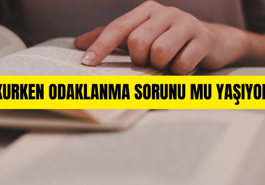 kitap okurken odaklanma